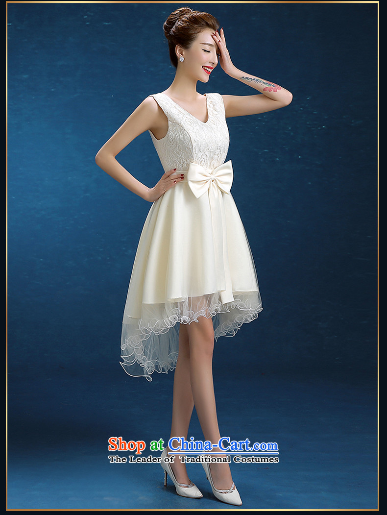 Rain-sang yi 2015 winter wedding new wedding shoulders Korean bridesmaid short of large white code graphics thin married women dress LF235 small pictures transmitted color L picture, prices, brand platters! The elections are supplied in the national character of distribution, so action, buy now enjoy more preferential! As soon as possible.