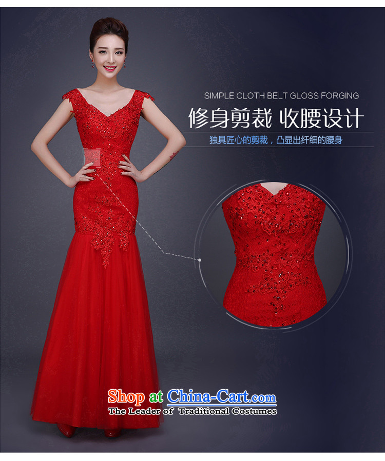 Beverly Ting 2015 new stylish v-neck wedding dress female Red Red Dress Sau San L picture, prices, brand platters! The elections are supplied in the national character of distribution, so action, buy now enjoy more preferential! As soon as possible.