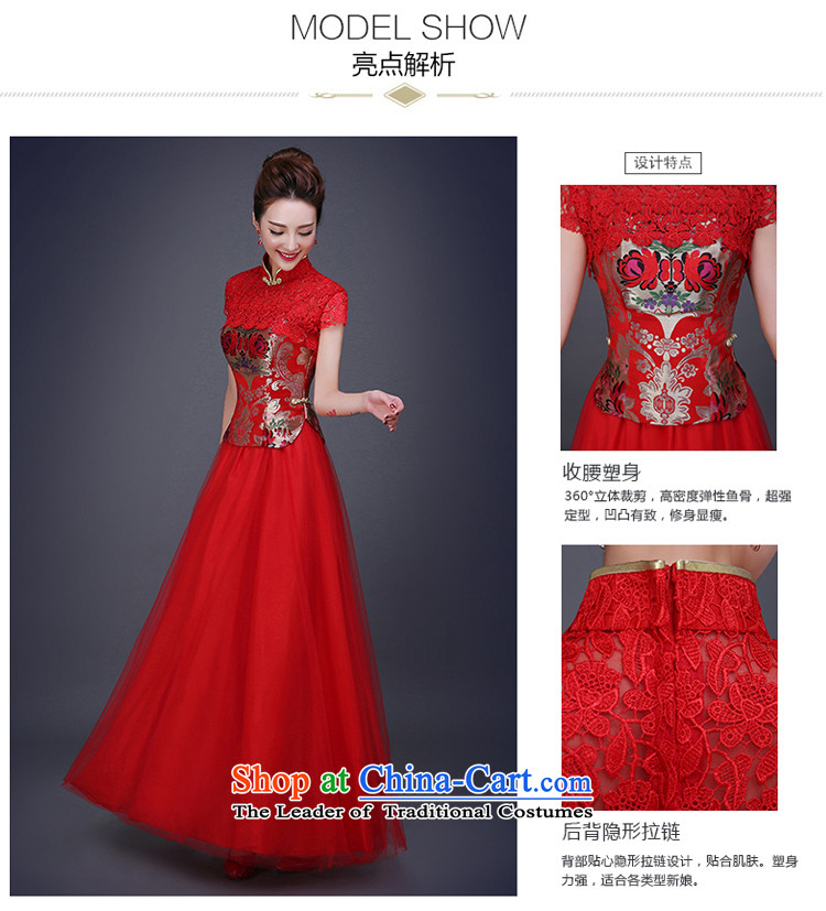 Beverly Ting 2015 new winter Chinese Antique Wedding Red Wedding Dress Short-sleeved red XL Photo, prices, brand platters! The elections are supplied in the national character of distribution, so action, buy now enjoy more preferential! As soon as possible.
