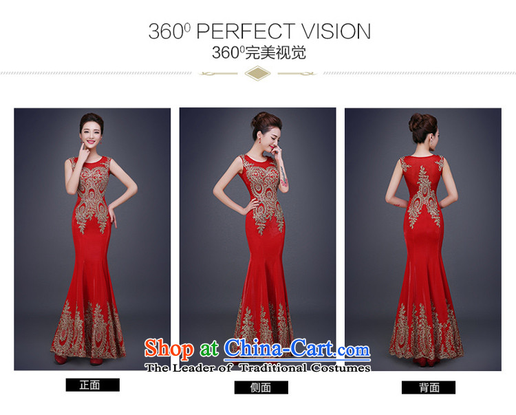 Beverly Ting 2015 new bride red autumn wedding dress stylish crowsfoot wedding Sau San long winter evening dresses red tailored customer service contact pictures, prices, brand platters! The elections are supplied in the national character of distribution, so action, buy now enjoy more preferential! As soon as possible.