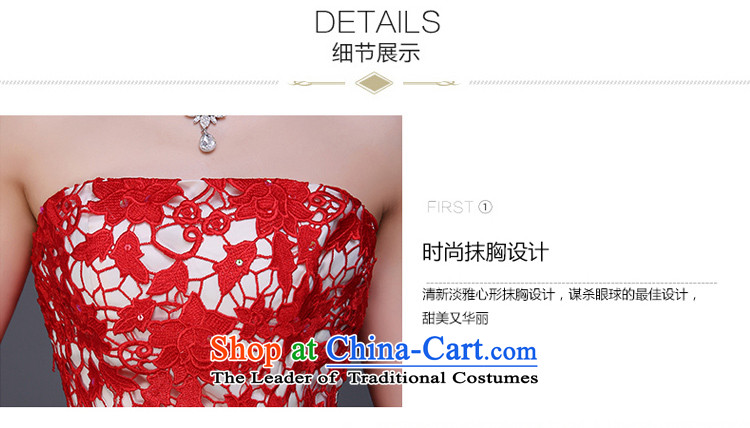 Beverly Ting 2015 new bride crowsfoot bows services and chest small trailing wedding wedding dress moderator banquet evening dresses red XL Photo, prices, brand platters! The elections are supplied in the national character of distribution, so action, buy now enjoy more preferential! As soon as possible.