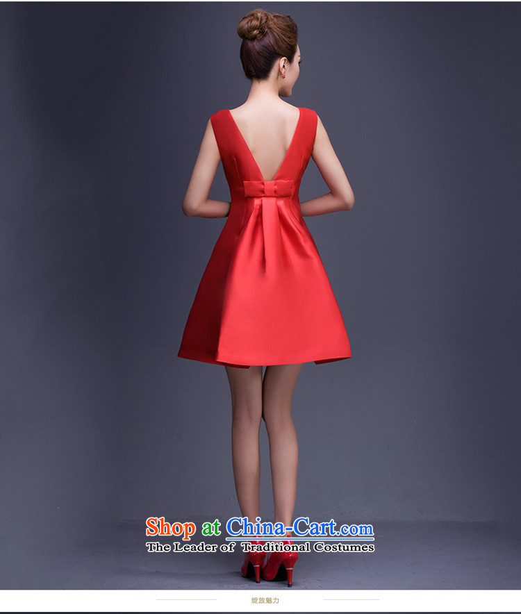 2015 new bride bows services fall pregnant women with short, red wedding dress female winter Top Loin of thin red dress video M pictures, prices, brand platters! The elections are supplied in the national character of distribution, so action, buy now enjoy more preferential! As soon as possible.