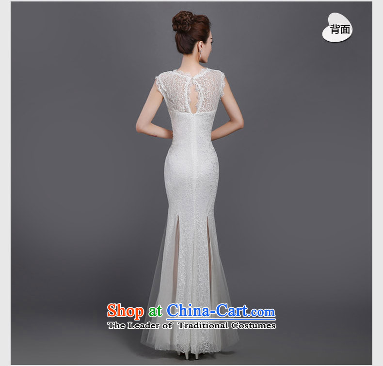 Evening dress long summer banquet Sau San short-sleeved mother evening dress wedding dress larger dinner evening dresses Ms. white m picture, prices, brand platters! The elections are supplied in the national character of distribution, so action, buy now enjoy more preferential! As soon as possible.