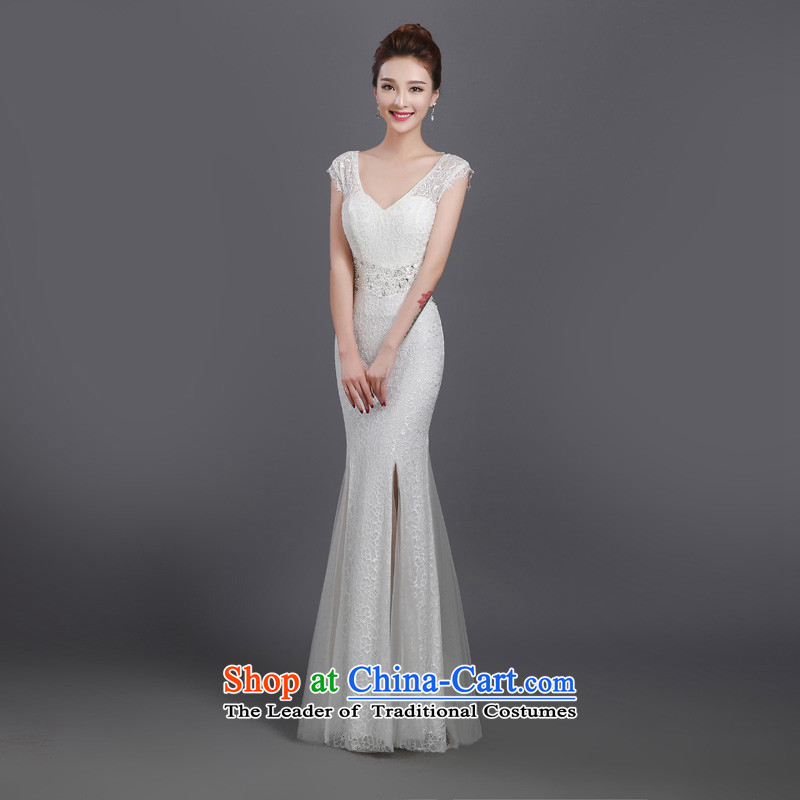 Evening dress long summer banquet Sau San short-sleeved mother evening dress wedding dress larger dinner evening dresses, m, in accordance with the Netherlands in white Adapter , , , shopping on the Internet