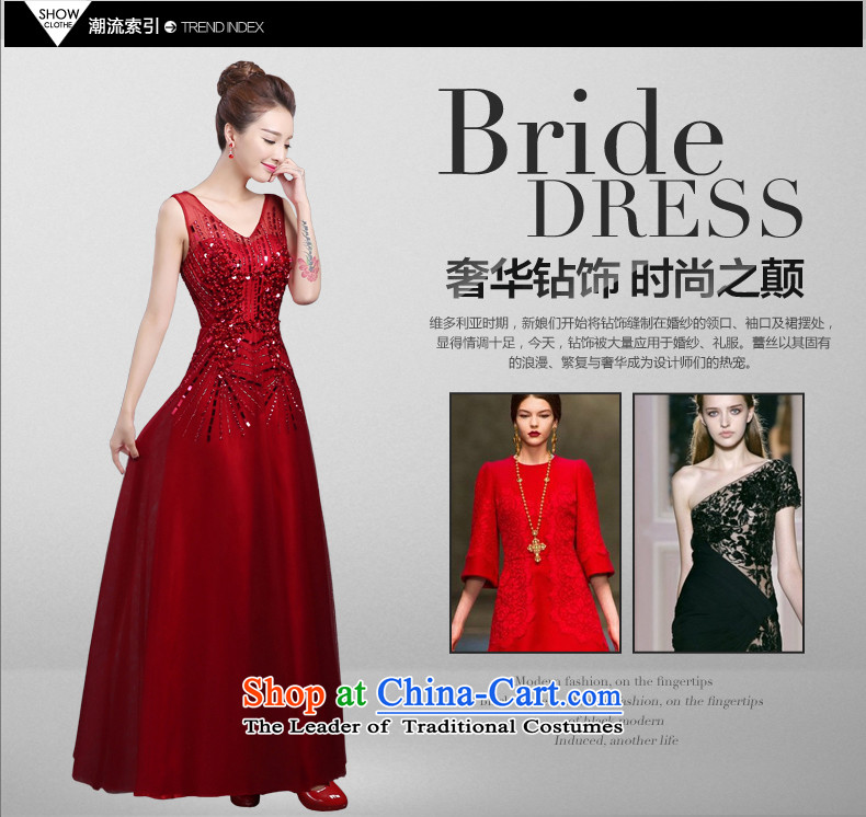 2015 new dress code word large shoulder length of lace moderator company dress evening dresses female annual red s picture, prices, brand platters! The elections are supplied in the national character of distribution, so action, buy now enjoy more preferential! As soon as possible.
