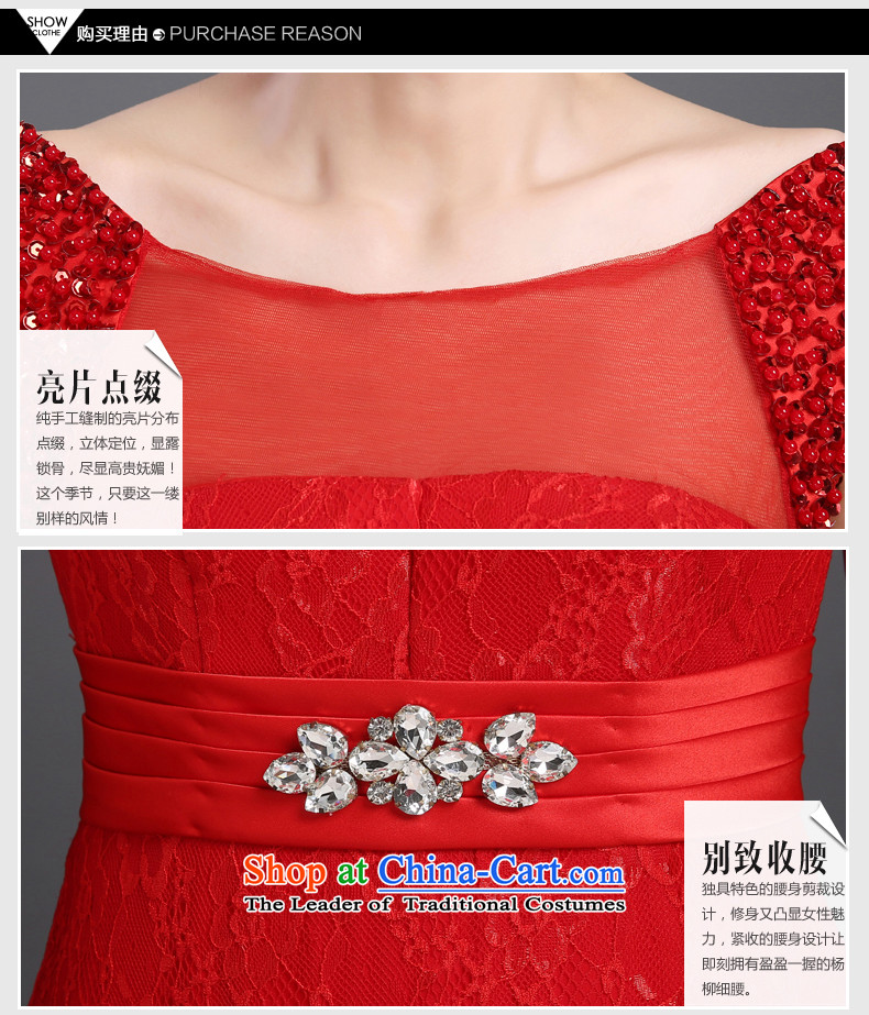 Toasting champagne bride services 2015 new autumn and winter red married long betrothal evening dresses dinner Chairman skirt bridesmaid red m picture, prices, brand platters! The elections are supplied in the national character of distribution, so action, buy now enjoy more preferential! As soon as possible.