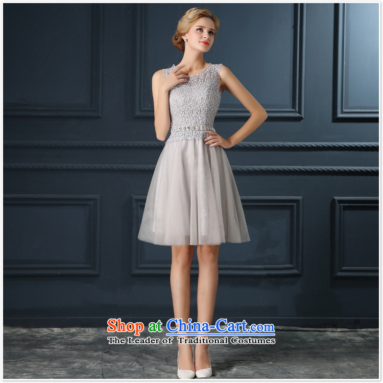 The shoulders, gray dress short, 2015 New fall under the auspices of small Female dress banquet party dress dresses autumn s picture, prices, brand platters! The elections are supplied in the national character of distribution, so action, buy now enjoy more preferential! As soon as possible.