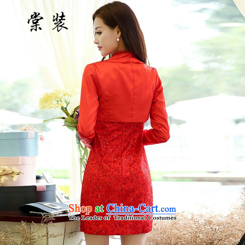 Load-tong two kits dresses dress HSZM1573C picture color XL, Tong replacing , , , shopping on the Internet