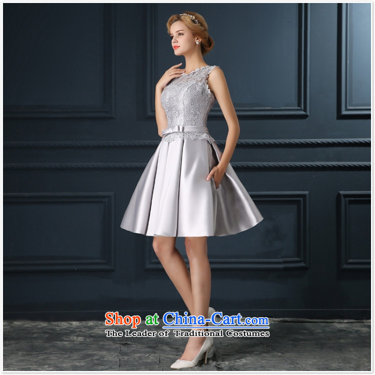 Wedding dress 2015 new shoulders lace short stylish bride bows banquet, evening dresses fall short gray s picture, prices, brand platters! The elections are supplied in the national character of distribution, so action, buy now enjoy more preferential! As soon as possible.