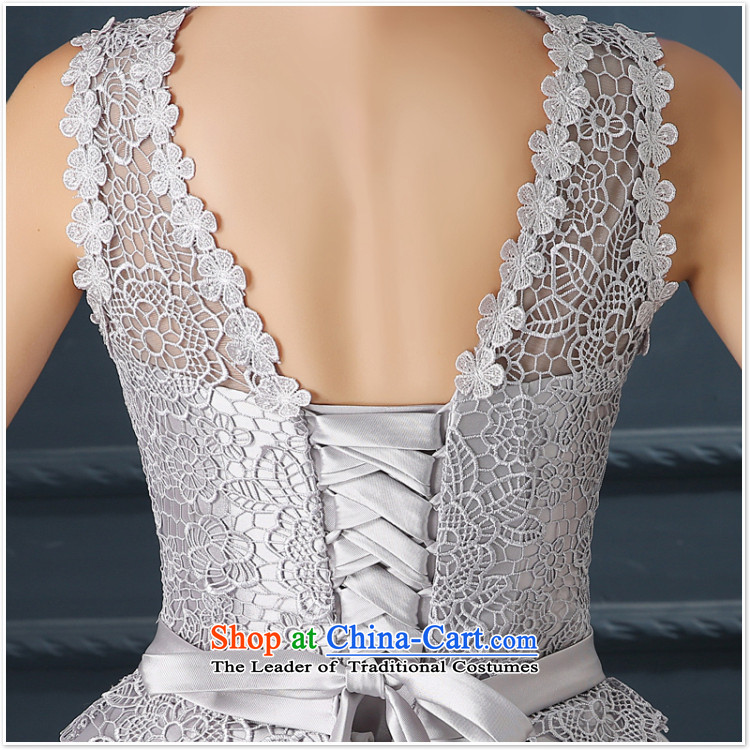 Wedding dress 2015 new shoulders lace short stylish bride bows banquet, evening dresses fall short gray s picture, prices, brand platters! The elections are supplied in the national character of distribution, so action, buy now enjoy more preferential! As soon as possible.