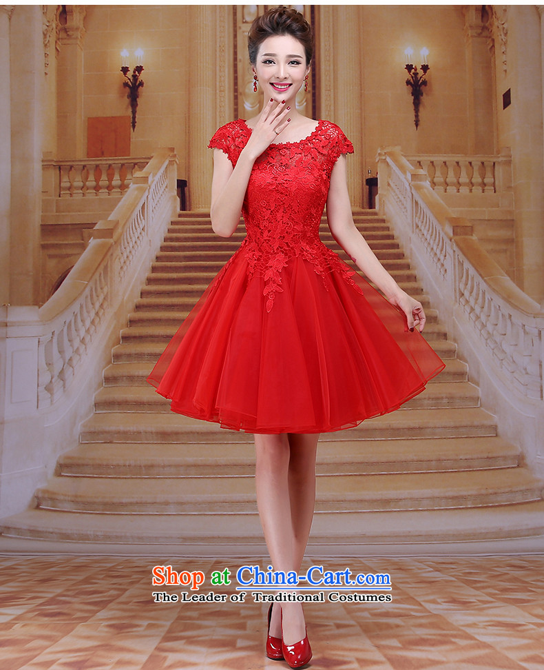 Tim red makeup bridesmaids new evening dress short skirt marriages bows to winter wedding dresses red long gown annual meeting chaired the bride clothing LF036 RED L picture, prices, brand platters! The elections are supplied in the national character of distribution, so action, buy now enjoy more preferential! As soon as possible.