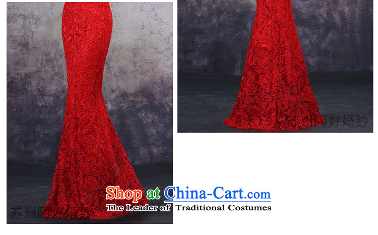 Honey Qi princess of autumn and winter 2015 new marriage Sau San crowsfoot long bride bows services word red qipao gown female RED M shoulder picture, prices, brand platters! The elections are supplied in the national character of distribution, so action, buy now enjoy more preferential! As soon as possible.