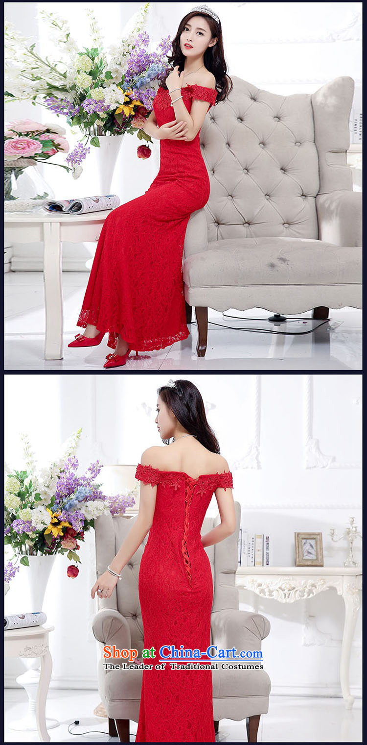 2015 Autumn and Winter Ms. new trendy first field shoulder and chest crowsfoot dresses dress kit temperament gentlewoman Sau San video thin lace long skirt rabbit woolen shawl two kits red L picture, prices, brand platters! The elections are supplied in the national character of distribution, so action, buy now enjoy more preferential! As soon as possible.