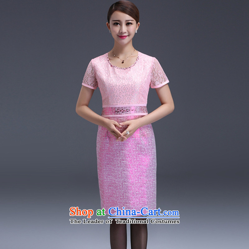 In accordance with the 2015 autumn and winter Tianlun Songhe large wedding dresses in women's mother-in older dresses two kit skirt red XXL, Tianlun International in accordance with the , , , shopping on the Internet