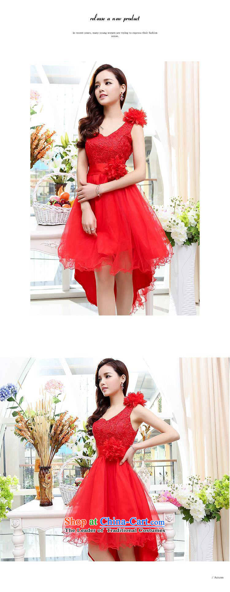 Upscale dress Summer 2015 new wedding dresses etiquette dress single shoulder strap lace bon bon skirt long tail princess skirt apricot L photo, prices, brand platters! The elections are supplied in the national character of distribution, so action, buy now enjoy more preferential! As soon as possible.