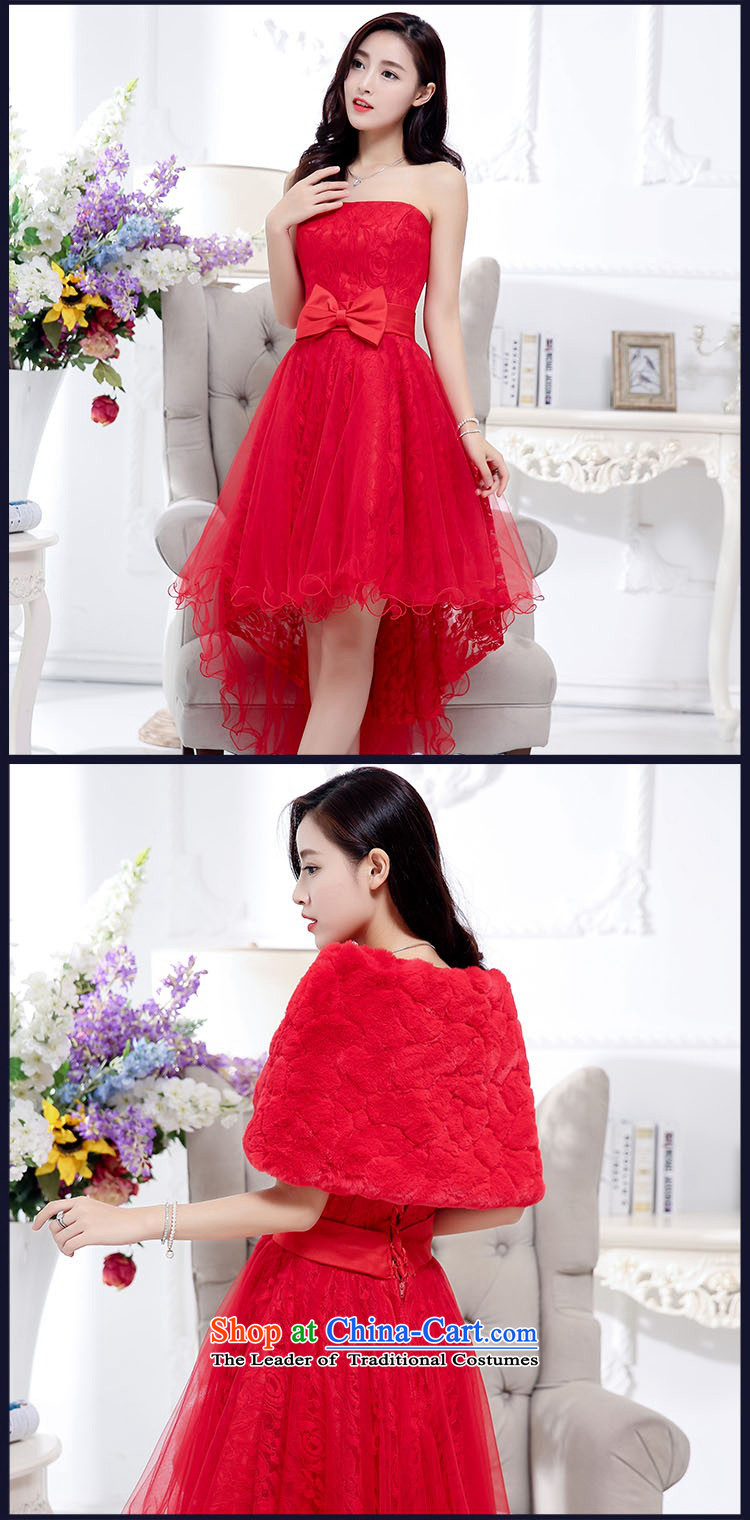 2015 Autumn and Winter, stylish Sau San Foutune Bow Ties With chest lace dresses Bridal Services evening dresses temperament gentlewoman long skirt as Princess skirt sweet bridesmaid services white L picture, prices, brand platters! The elections are supplied in the national character of distribution, so action, buy now enjoy more preferential! As soon as possible.