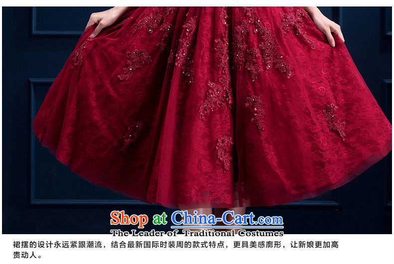 Pure Love bamboo yarn bows services fall 2015 new red lace in long banquet bows dress marriages evening dresses 001) Dark Red Winter S picture, prices, brand platters! The elections are supplied in the national character of distribution, so action, buy now enjoy more preferential! As soon as possible.