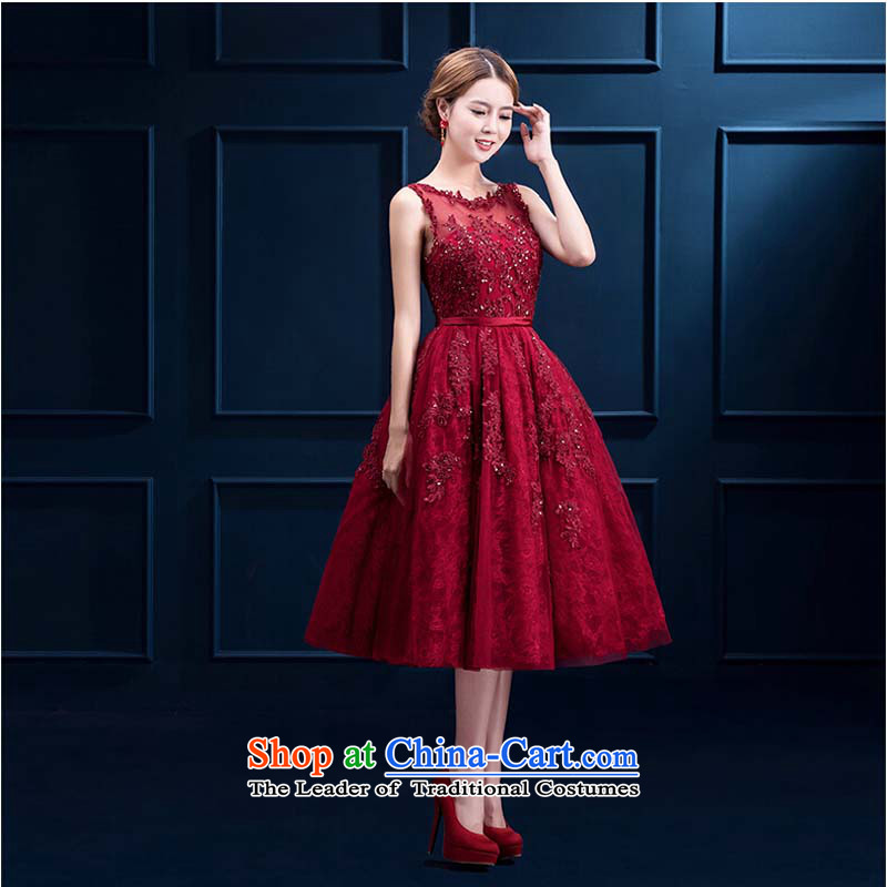 Pure Love bamboo yarn bows services fall 2015 new red lace in long banquet bows dress marriages evening dresses 001) deep red S pure Winter love bamboo yarn , , , shopping on the Internet