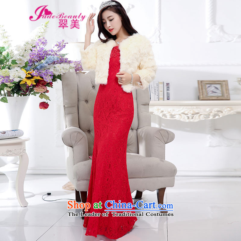 The Hong Kong evening dresses new bows services 2015 bride bridesmaid to service a field for long bridesmaid services under the auspices of evening dress White M Hong Kong (jade beauty , , , shopping on the Internet