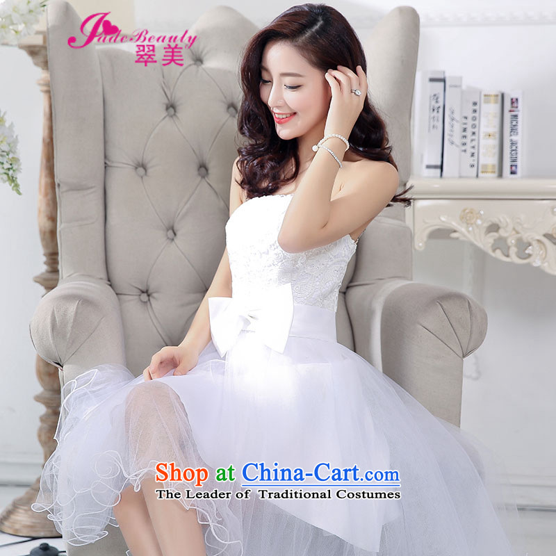 The Hong Kong 2015 autumn and winter Western Wind sexy fairies lace straps and chest gauze dovetail bon bon skirt long after the former short skirt dress purple XL, Hong Kong (jade beauty , , , shopping on the Internet
