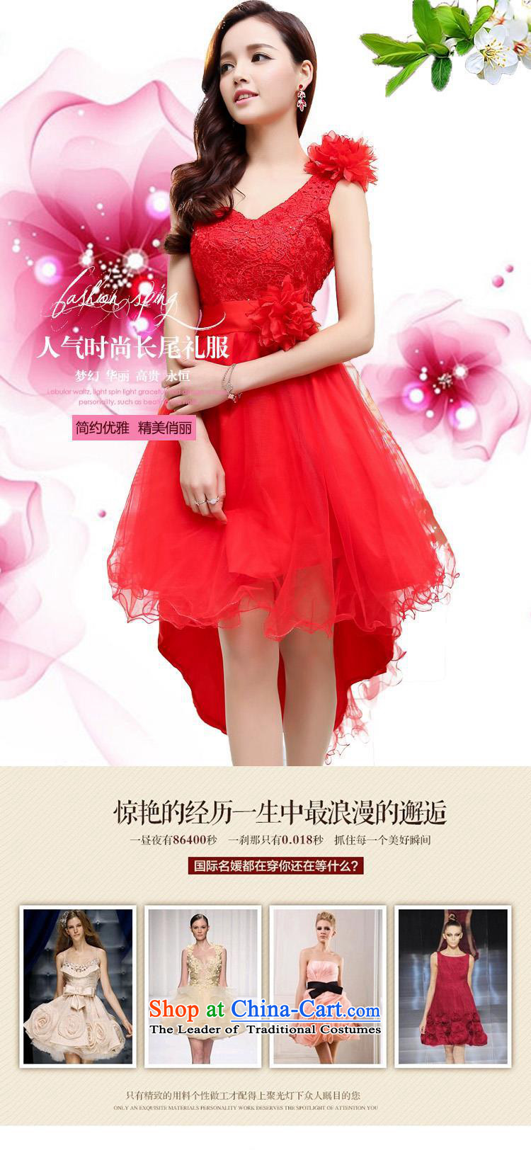 Upscale dress Summer 2015 new wedding dresses etiquette dress single shoulder strap lace bon bon skirt long tail princess skirt red S picture, prices, brand platters! The elections are supplied in the national character of distribution, so action, buy now enjoy more preferential! As soon as possible.