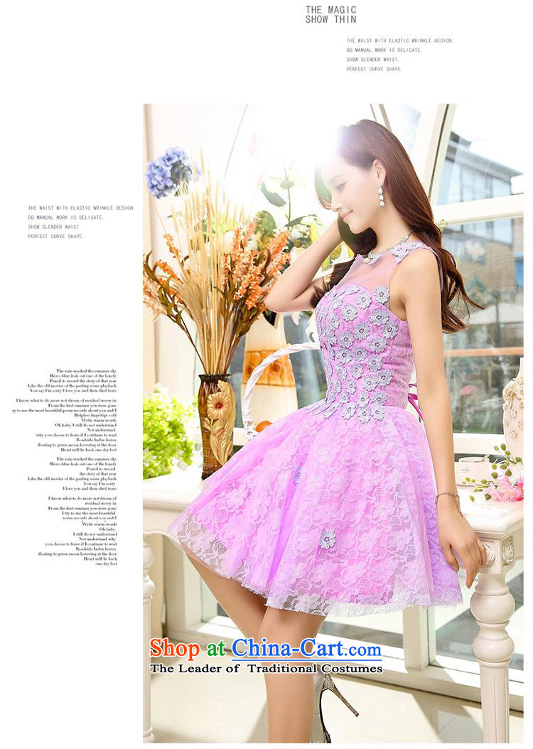 Upscale dress 2015 Summer new lace dresses dress like Susy Nagle sleeveless bon bon skirt video thin Princess Sau San skirt banquet etiquette replacing botanists skirt purple S picture, prices, brand platters! The elections are supplied in the national character of distribution, so action, buy now enjoy more preferential! As soon as possible.