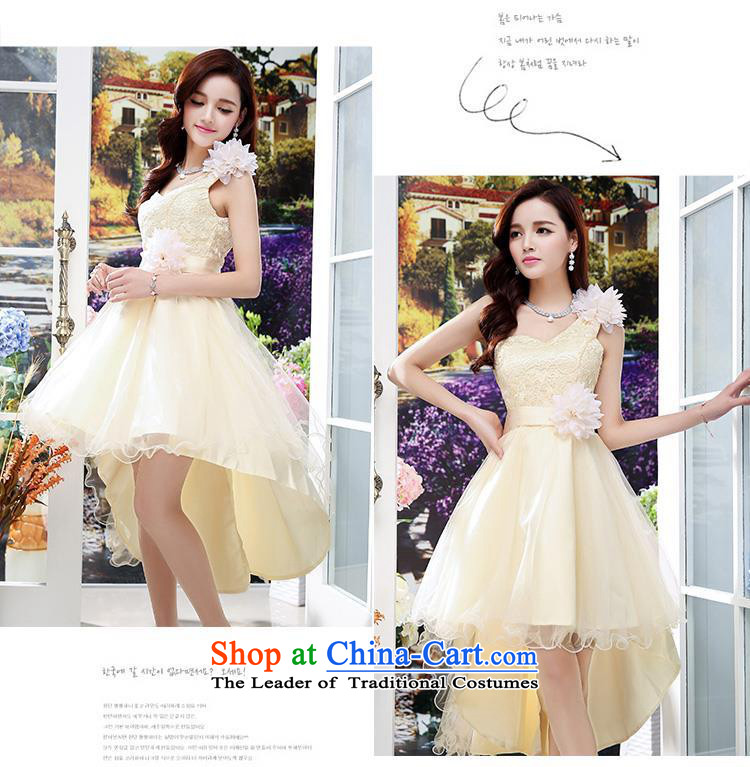 Upscale dress Summer 2015 new wedding dresses etiquette dress single shoulder strap lace bon bon skirt long tail princess skirt red XL Photo, prices, brand platters! The elections are supplied in the national character of distribution, so action, buy now enjoy more preferential! As soon as possible.