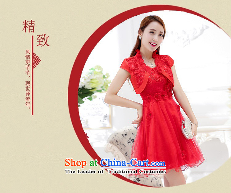 Upscale dress 2015 Summer new bridal dresses dress small shawl two kits lace bon bon skirt bridesmaid princess skirt red 3XL picture, prices, brand platters! The elections are supplied in the national character of distribution, so action, buy now enjoy more preferential! As soon as possible.
