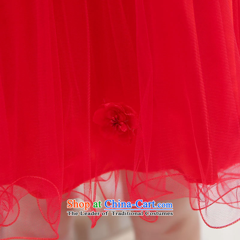 Upscale dress 2015 Summer new bridal dresses dress small shawl two kits lace bon bon skirt bridesmaid princess skirt red 3XL,UYUK,,, shopping on the Internet