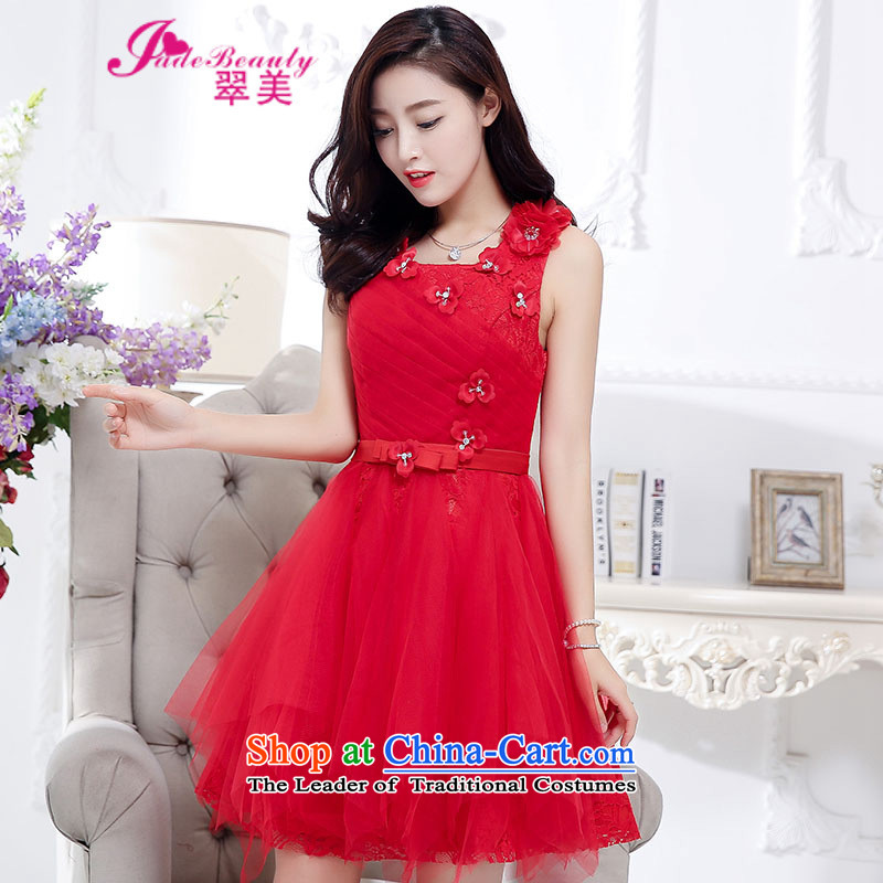 The Hong Kong 2015 Autumn dress new stylish temperament dress evening dresses back door onto female white flowers, L, Butterfly Ting (HUADIETING) , , , shopping on the Internet