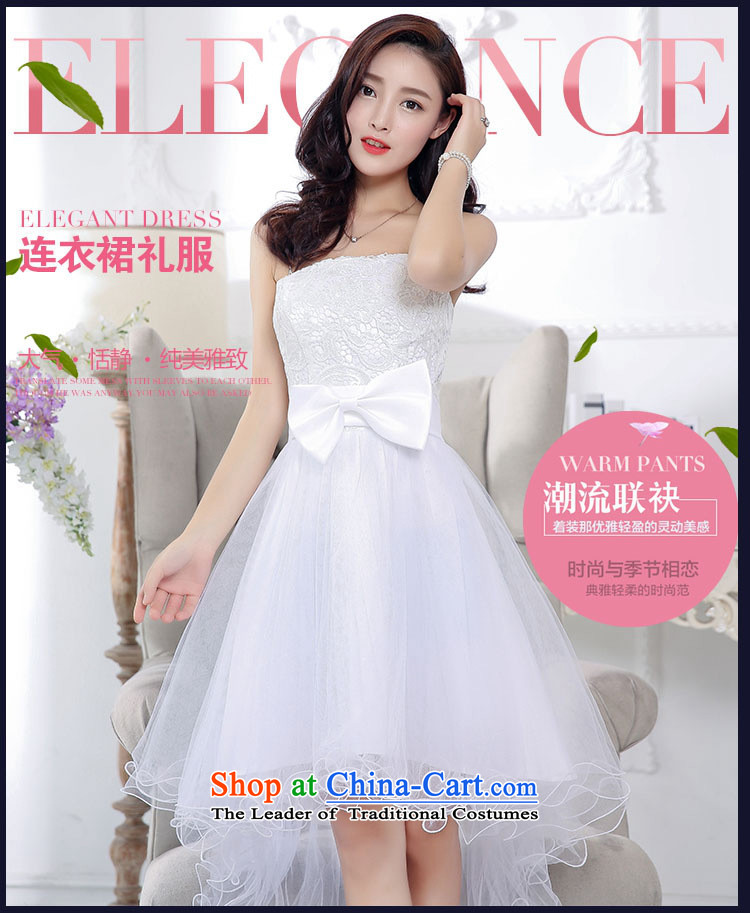 The Hong Kong 2015 autumn and winter Western Wind sexy fairies lace straps and chest gauze dovetail bon bon skirt long after the former short skirt dress white S picture, prices, brand platters! The elections are supplied in the national character of distribution, so action, buy now enjoy more preferential! As soon as possible.