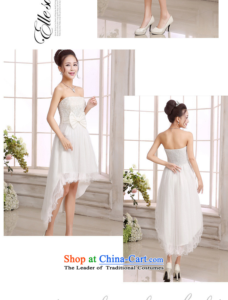 As Korean version 2015 on new marriages bows services bridesmaid red lace wiping the chest after short long short skirts dresses small red short) XL Photo, prices, brand platters! The elections are supplied in the national character of distribution, so action, buy now enjoy more preferential! As soon as possible.