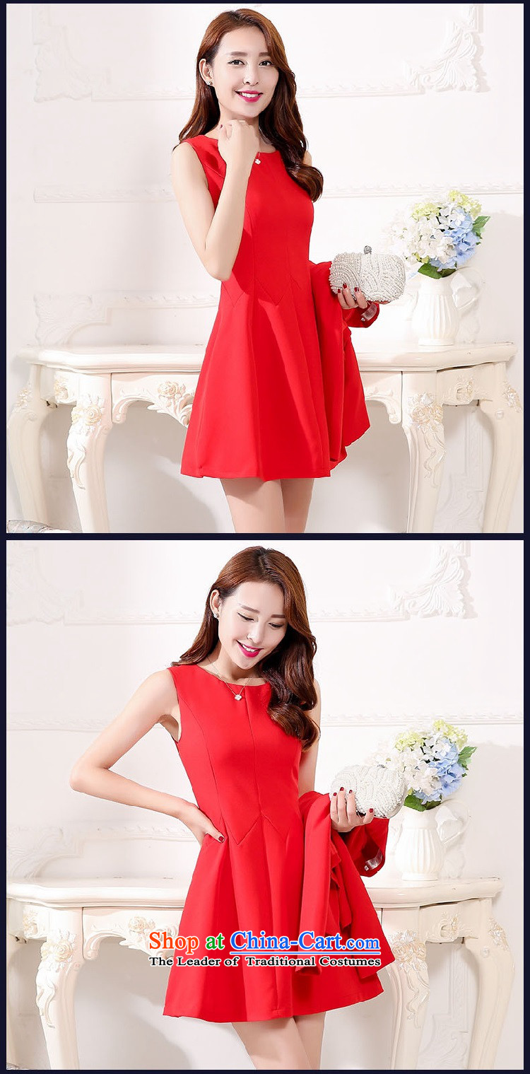 2015 Autumn and Winter Ms. new large red two kits bridal dresses Sau San video thin banquet dress jacket bride evening dresses skirts bride bows services 1 black L picture, prices, brand platters! The elections are supplied in the national character of distribution, so action, buy now enjoy more preferential! As soon as possible.