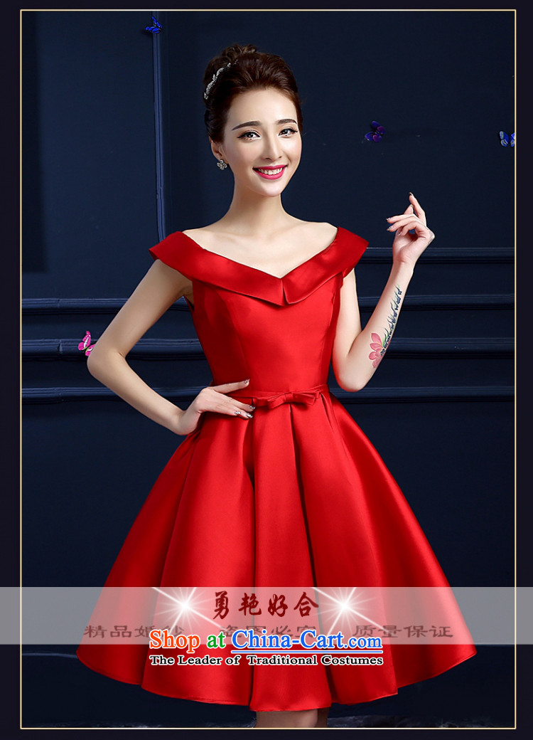 Yong-yeon and 2015 new bride Summer Wedding dress red word 