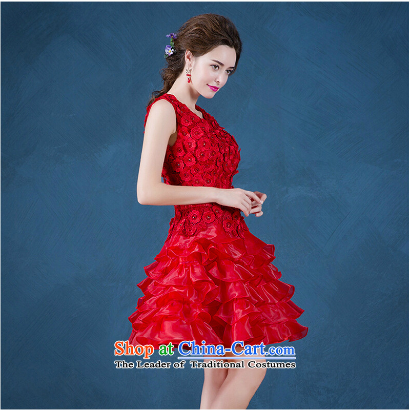Pure Love bamboo yarn bows services fall 2015 new red lace in long banquet bows dress marriages evening dress) , red winter 001 Pure Love bamboo yarn , , , shopping on the Internet