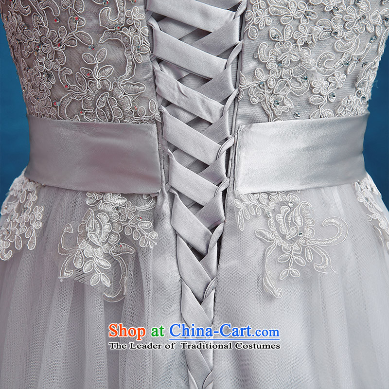 No new 2015 bride embroidered evening dresses wedding services winter Bridal Fashion bows lace Sau San marriage bridesmaid dresses, head of the female bridesmaid skyblue M Suzhou shipment service, embroidered bride shopping on the Internet has been pressed.