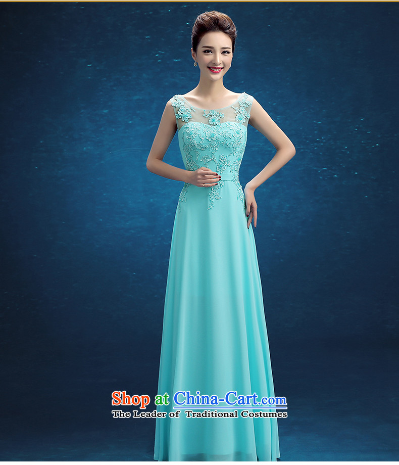 No new 2015 bride embroidered evening dresses wedding services winter Bridal Fashion bows lace Sau San marriage bridesmaid mission dress female bridesmaid services skyblue L Suzhou shipment picture, prices, brand platters! The elections are supplied in the national character of distribution, so action, buy now enjoy more preferential! As soon as possible.