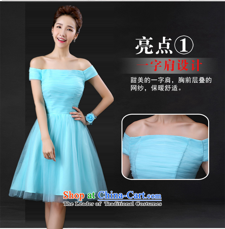 Tim red makeup bridesmaid Dress Short of dress and sisters in 2015 winter Chorus will new small dress bridesmaid mission blue skirt LF042 BRIDESMAID E) wrist flower L picture, prices, brand platters! The elections are supplied in the national character of distribution, so action, buy now enjoy more preferential! As soon as possible.