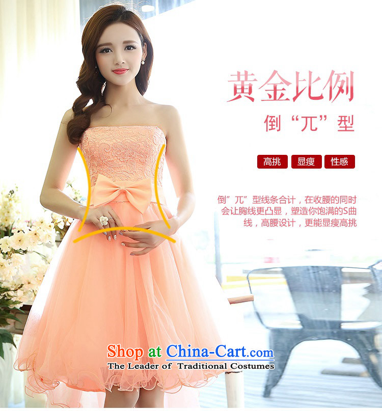 2015 Autumn and Winter Ms. candy colored new anointed chest lace bridal dresses evening dresses Sau San video bridesmaid service banquet thin performances dress sweet Princess Skirts 1 purple M pictures, prices, brand platters! The elections are supplied in the national character of distribution, so action, buy now enjoy more preferential! As soon as possible.