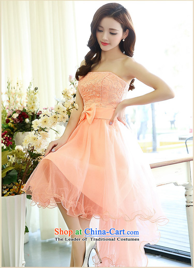 2015 Autumn and Winter Ms. candy colored new anointed chest lace bridal dresses evening dresses Sau San video bridesmaid service banquet thin performances dress sweet Princess Skirts 1 purple M pictures, prices, brand platters! The elections are supplied in the national character of distribution, so action, buy now enjoy more preferential! As soon as possible.