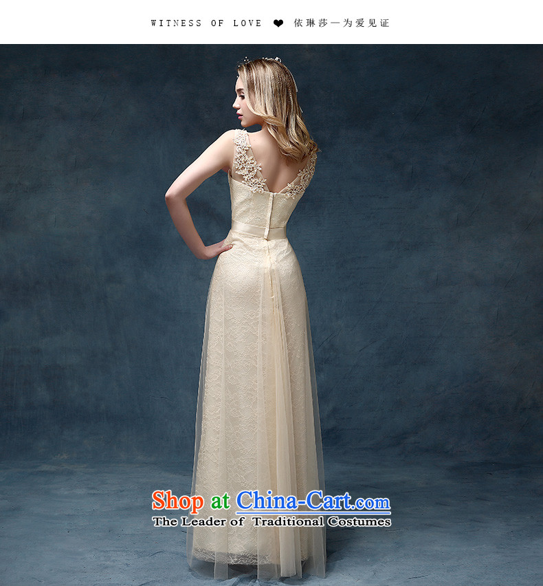 According to Lin Sha evening dresses bride stylish new 2015 Marriage bridesmaid dress banquet bows long service Sau San champagne color champagne color pictures, prices, XXL brand platters! The elections are supplied in the national character of distribution, so action, buy now enjoy more preferential! As soon as possible.