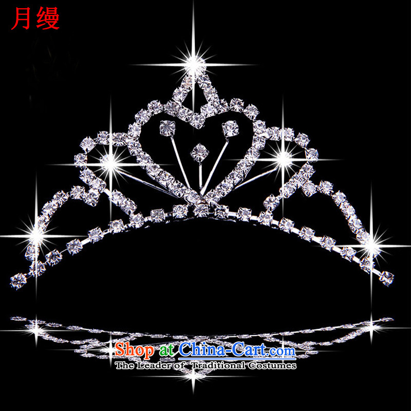 The following new paragraph on 2015 marriages accessories Crown Princess crystal diamond jewelry and ornaments Korean-style water drill card brush style B, on risk has been pressed shopping on the Internet