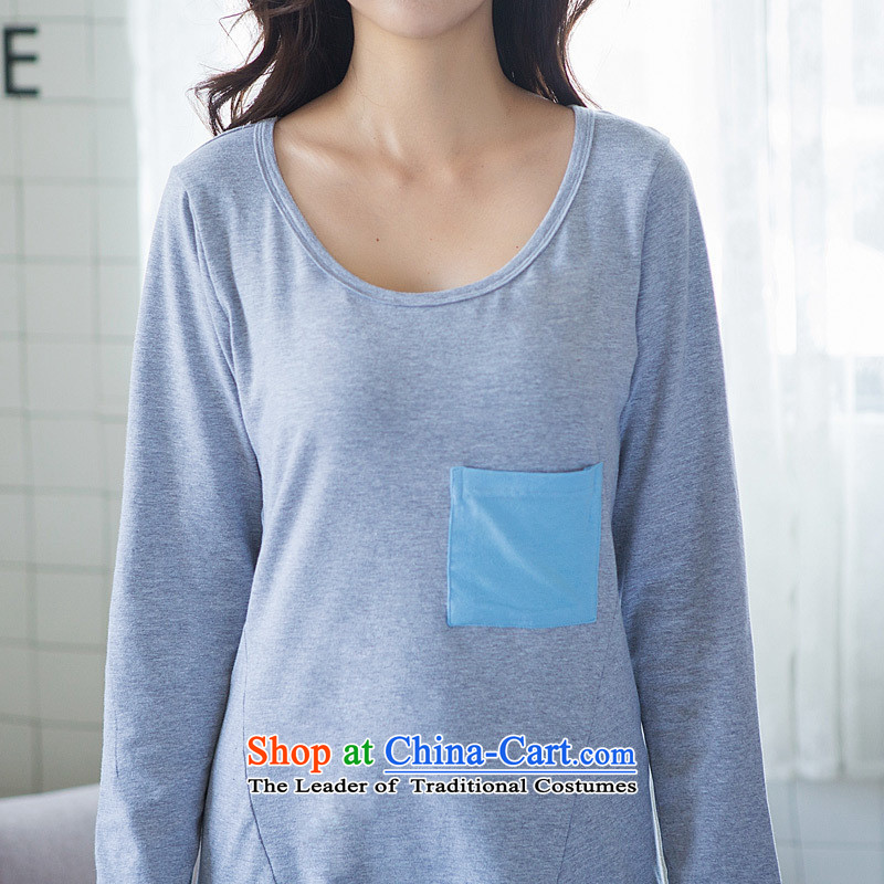 Orange Tysan * autumn long-sleeved Korean leisure new home service cartoon Ms. letter kit CX613 picture color XL,A.J.BB,,, shopping on the Internet