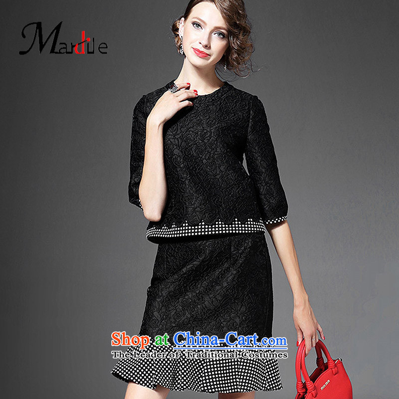 Maria di America 2015 MARDILE new president and sexy autumn billowy flounces half skirt autumn replacing jacquard shirt color pictures , L, Mary Trend Mr Dagnall (MARDILE) , , , shopping on the Internet