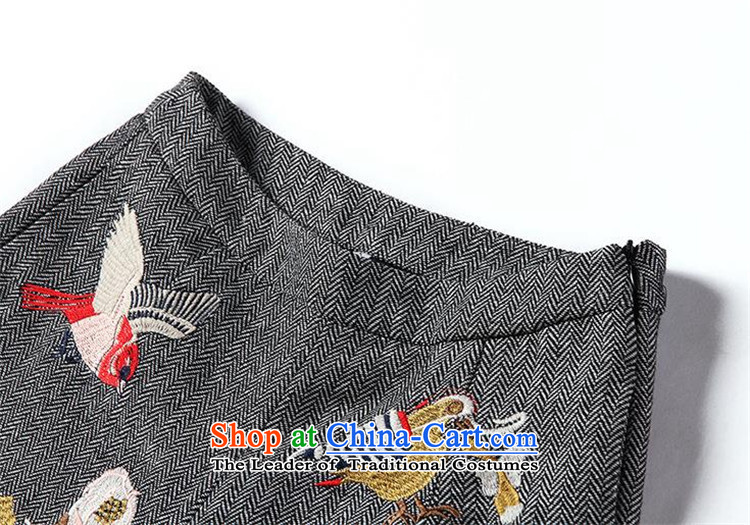 Maria di America 2015 MARDILE autumn and winter new women's western style embroidery? shorts kit gross two kits gray M picture, prices, brand platters! The elections are supplied in the national character of distribution, so action, buy now enjoy more preferential! As soon as possible.