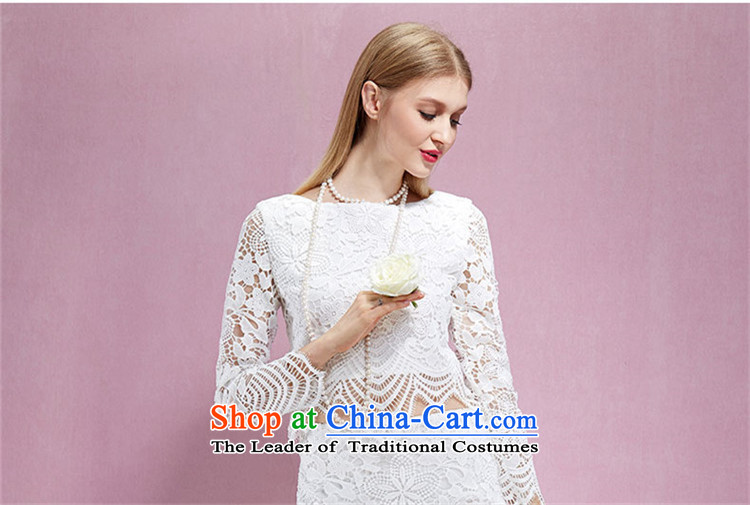 Maria di America  2015 MARDILE autumn and winter wild long-sleeved shirt solid color skirt kit comfortable and stylish two kits White M picture, prices, brand platters! The elections are supplied in the national character of distribution, so action, buy now enjoy more preferential! As soon as possible.