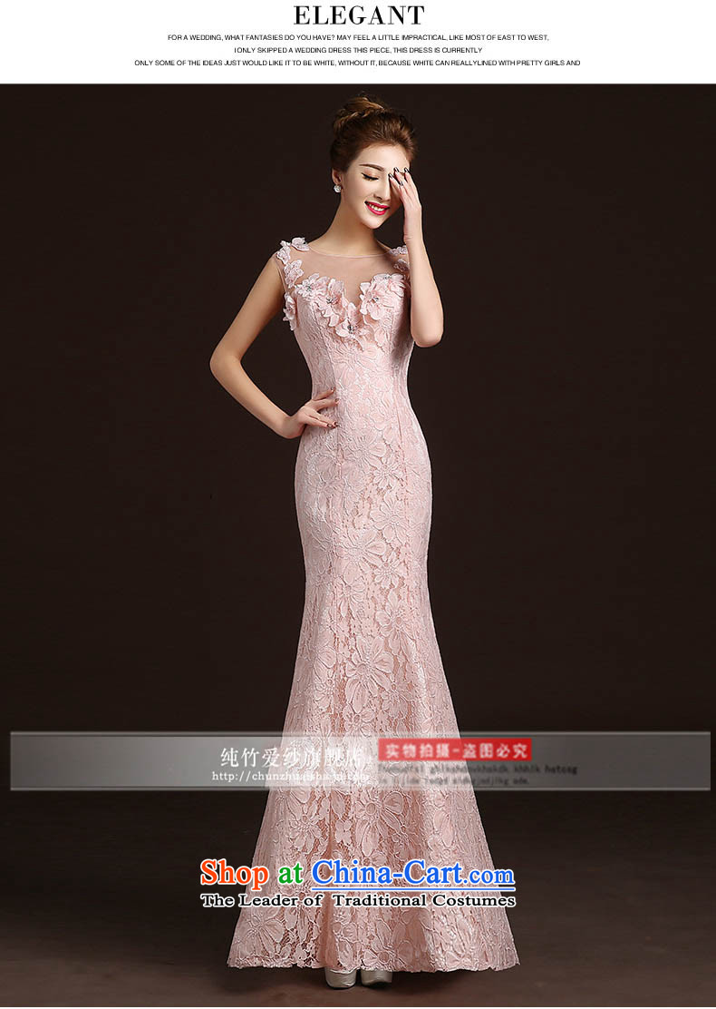 The new 2015 Sau San tail longer bride wedding dress bows service female wedding banquet dinner dress autumn and winter pale pink tailored customer service contact pictures, prices, brand platters! The elections are supplied in the national character of distribution, so action, buy now enjoy more preferential! As soon as possible.
