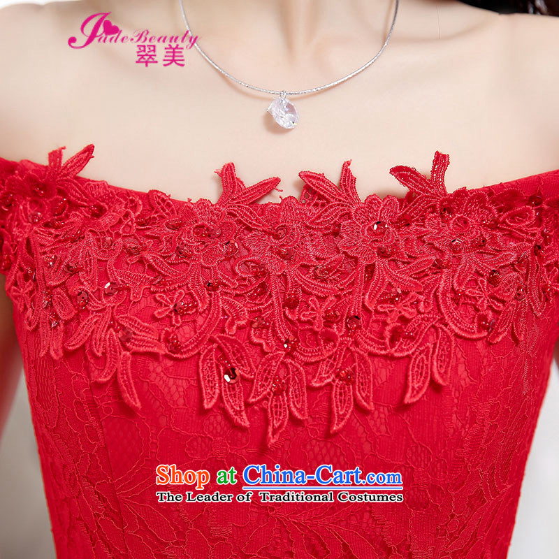 The Hong Kong evening dresses new bows services 2015 bride bridesmaid to service a field for long bridesmaid services under the auspices of evening dresses red S youth space (space) youth , , , shopping on the Internet
