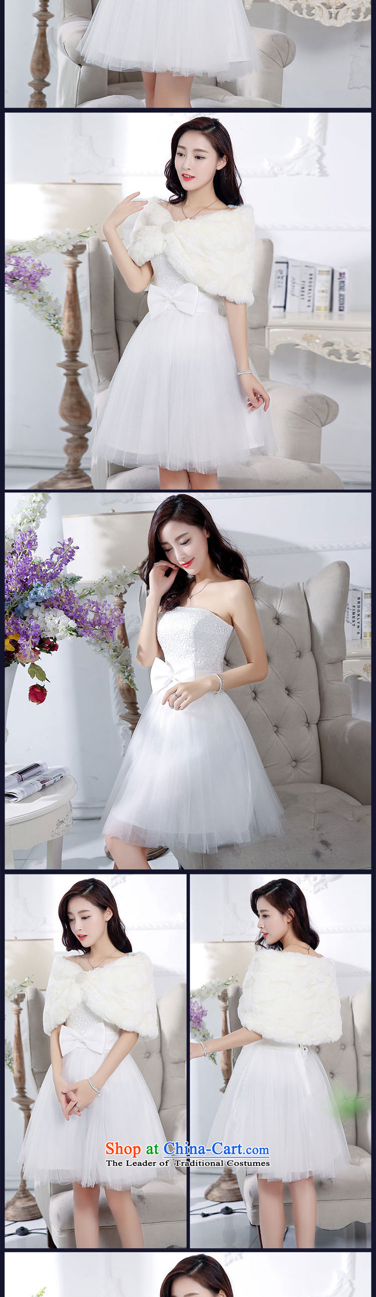 Mei Lin Shing 2015 autumn and winter new dresses dresses bon bon skirt evening banquet marriage in Sau San video thin skirt sleeveless style rice white L picture, prices, brand platters! The elections are supplied in the national character of distribution, so action, buy now enjoy more preferential! As soon as possible.