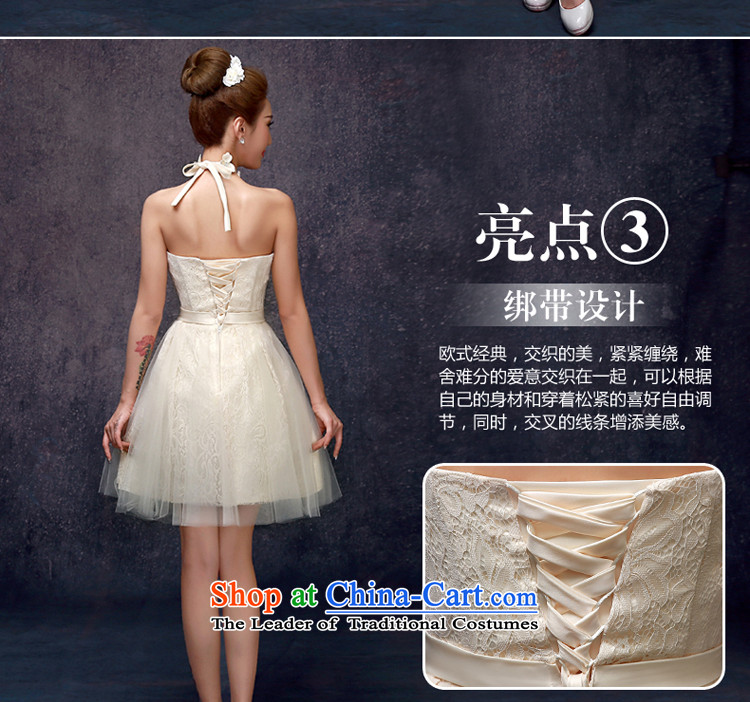 The privilege of serving-leung champagne color bridesmaid services 2015 new small dress sister mission bridesmaid dress short skirt) BRIDESMAIDS F) -606 2XL Photo, prices, brand platters! The elections are supplied in the national character of distribution, so action, buy now enjoy more preferential! As soon as possible.